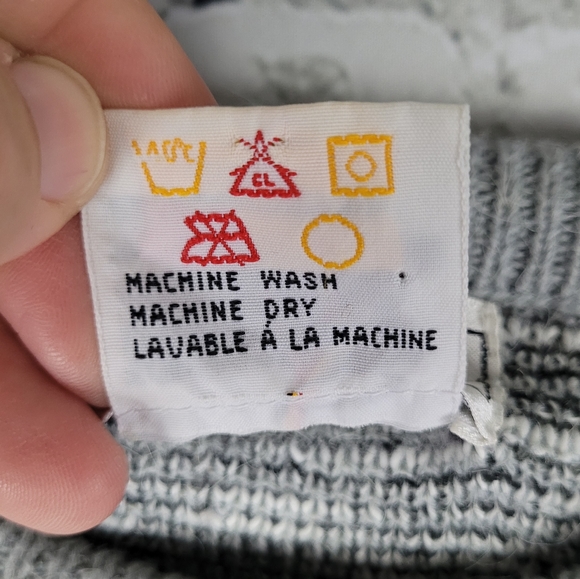 JS FASHION | vintage knit mountain scene crewneck sweater - Picture 8 of 8